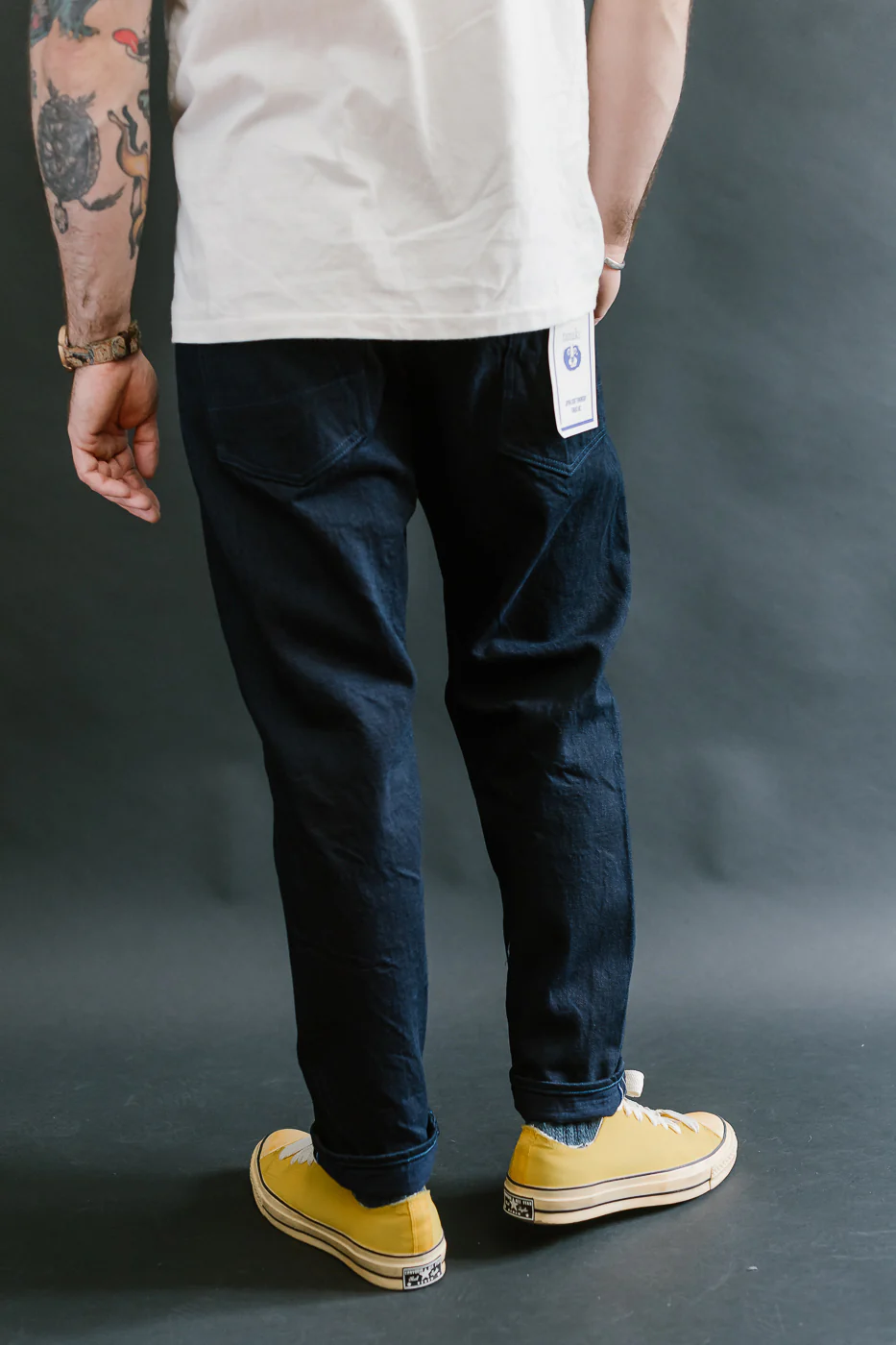 TNK203ID - 15oz "IDxID" Selvedge Indigo x Indigo - Draft Taper - Image 13