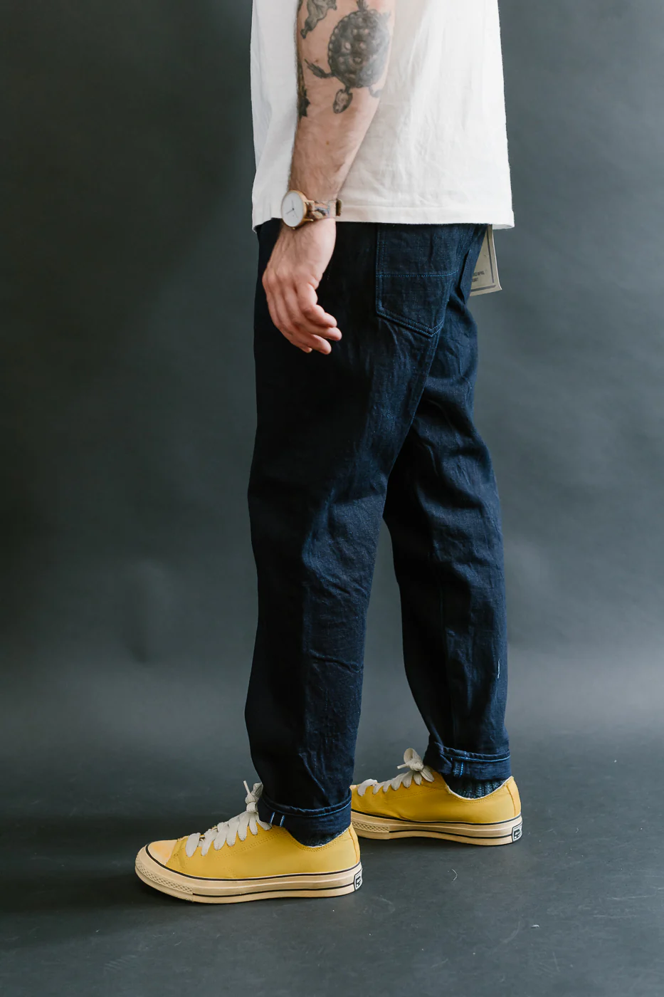 TNK203ID - 15oz "IDxID" Selvedge Indigo x Indigo - Draft Taper - Image 14