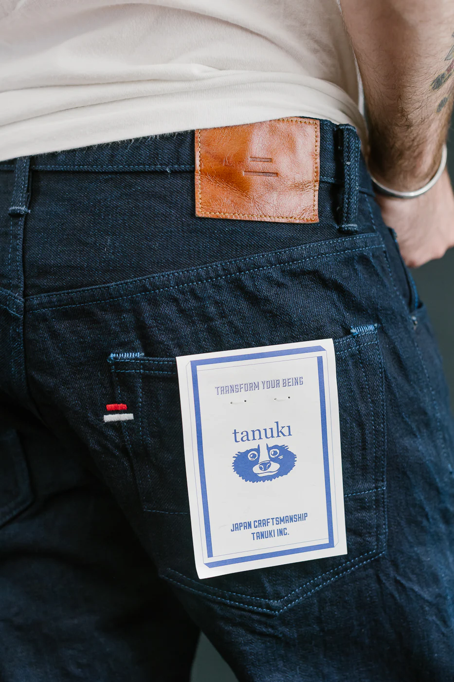 TNK203ID - 15oz "IDxID" Selvedge Indigo x Indigo - Draft Taper - Image 19