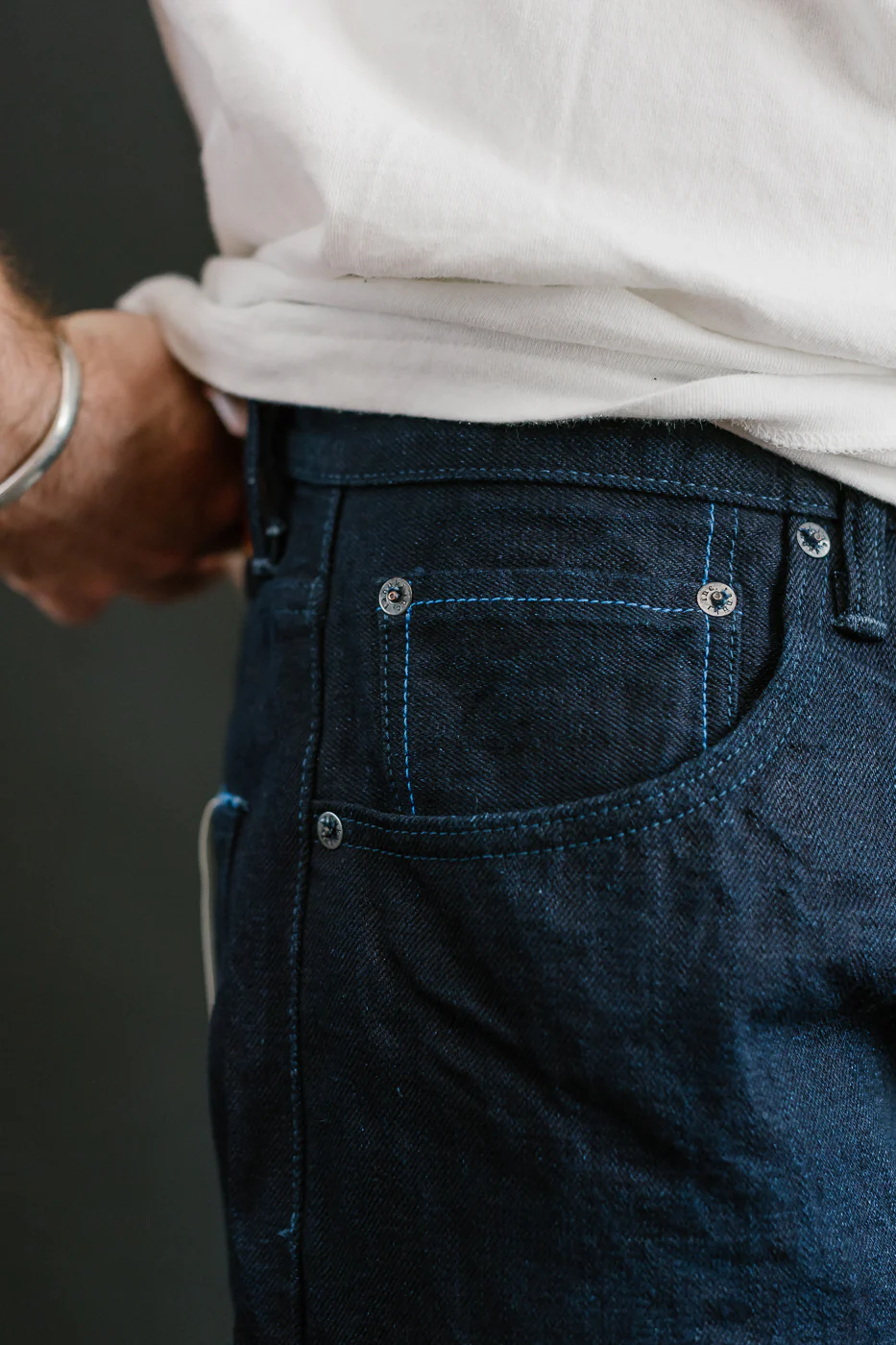 TNK203ID - 15oz "IDxID" Selvedge Indigo x Indigo - Draft Taper - Image 20