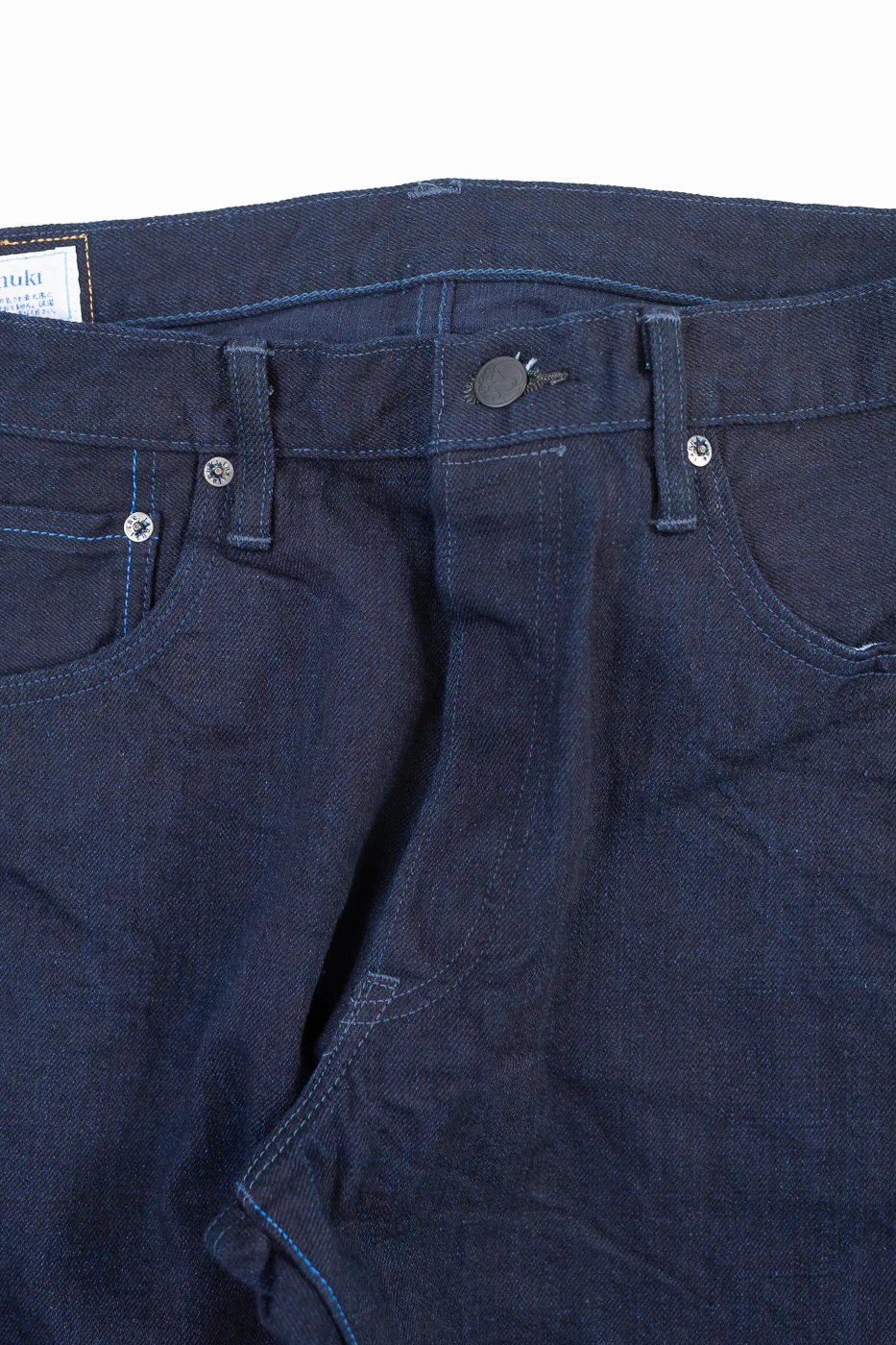TNK203ID - 15oz "IDxID" Selvedge Indigo x Indigo - Draft Taper - Image 3