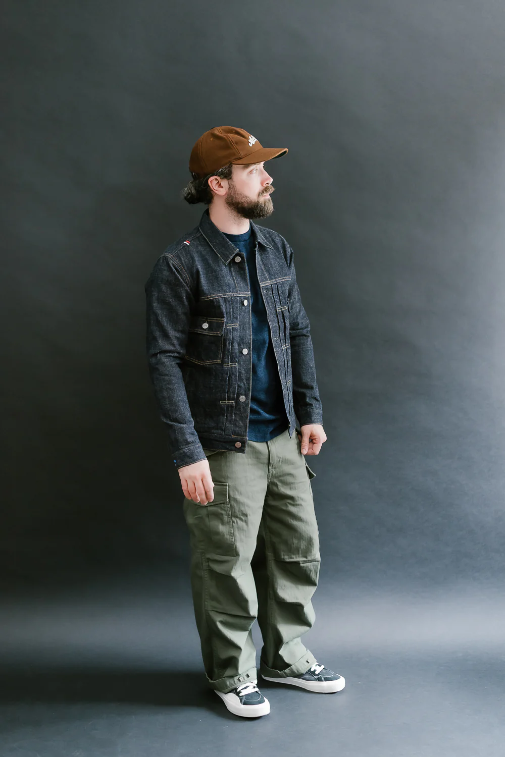 TNK402BE - 14oz Type II ZETTO Jacket - Indigo OW - Image 8