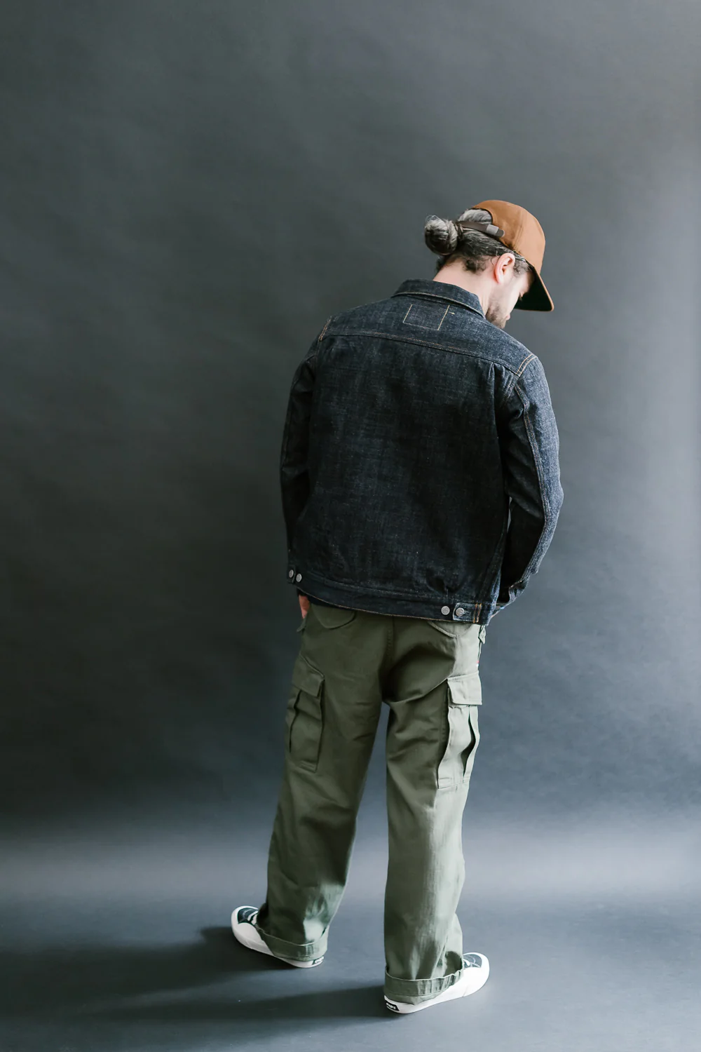 TNK402BE - 14oz Type II ZETTO Jacket - Indigo OW - Image 9