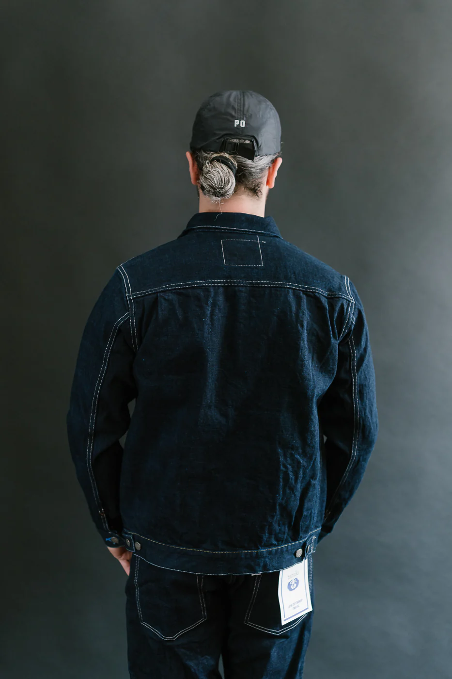 TNK402TB - 16.5oz "YURAI" Selvedge  Natural Indigo x Cobalt - Type II Jacket - Image 13