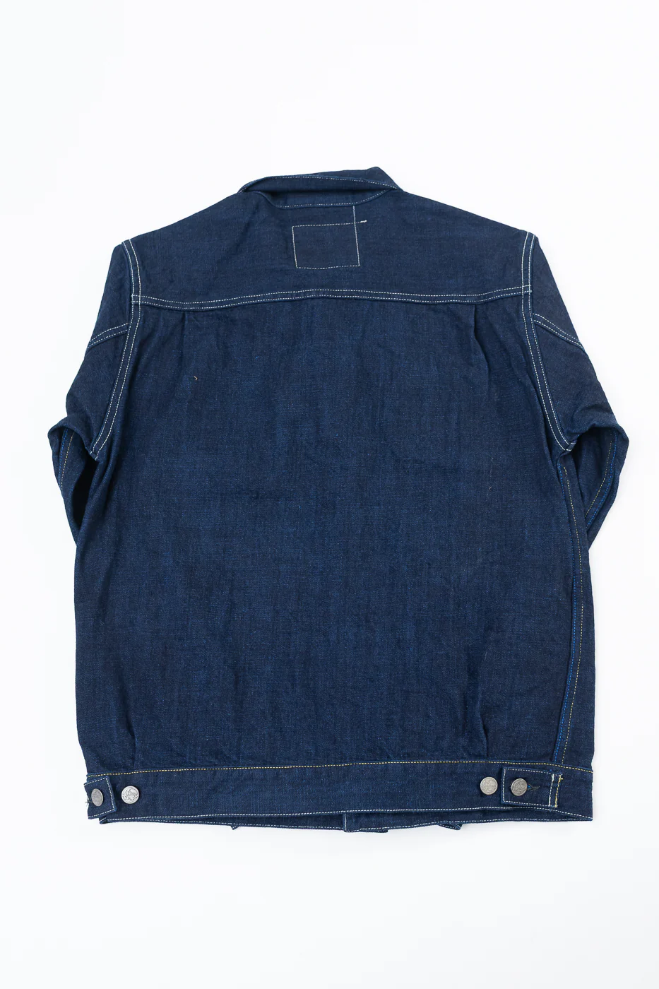 TNK402TB - 16.5oz "YURAI" Selvedge  Natural Indigo x Cobalt - Type II Jacket - Image 6