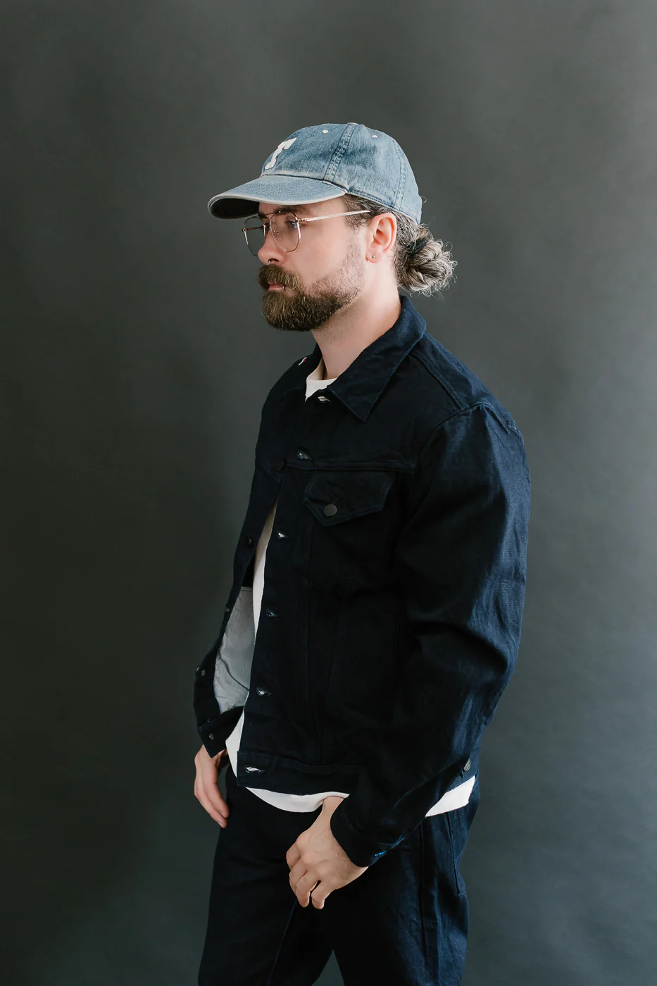 TNK403ID - 15oz "IDxID" Selvedge Indigo x Indigo  - Type III Jacket - Image 12