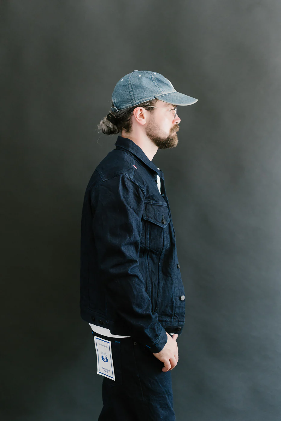 TNK403ID - 15oz "IDxID" Selvedge Indigo x Indigo  - Type III Jacket - Image 15