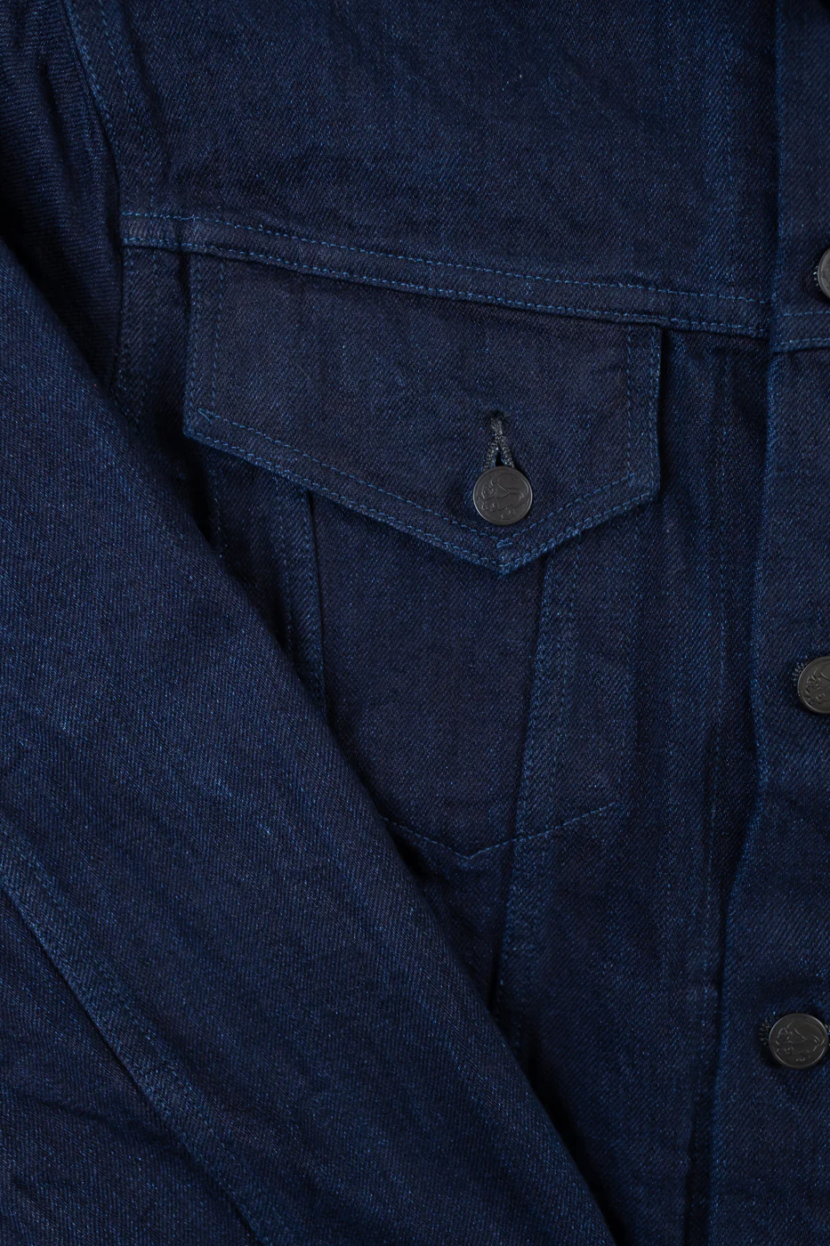 TNK403ID - 15oz "IDxID" Selvedge Indigo x Indigo  - Type III Jacket - Image 4
