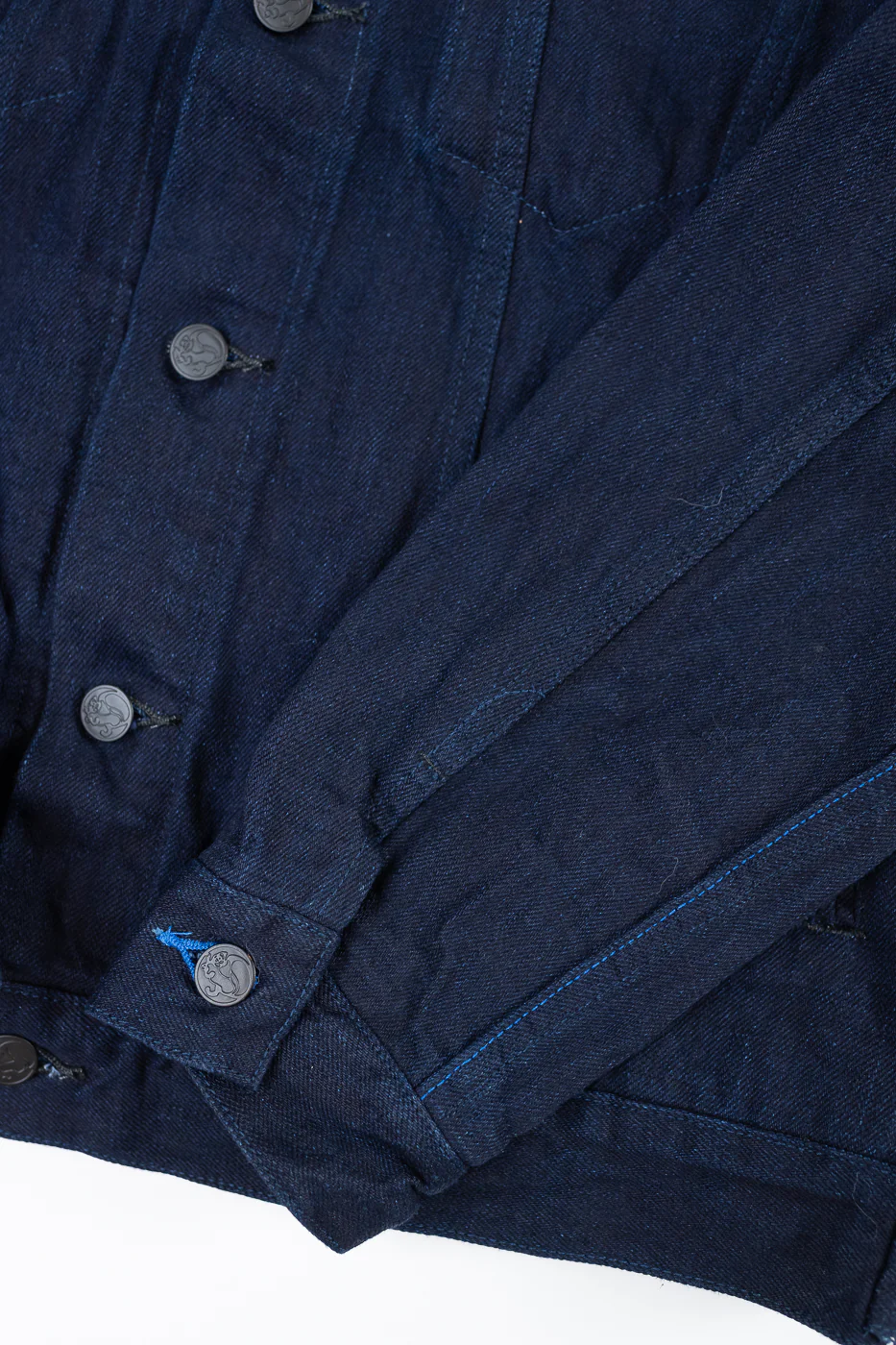 TNK403ID - 15oz "IDxID" Selvedge Indigo x Indigo  - Type III Jacket - Image 5
