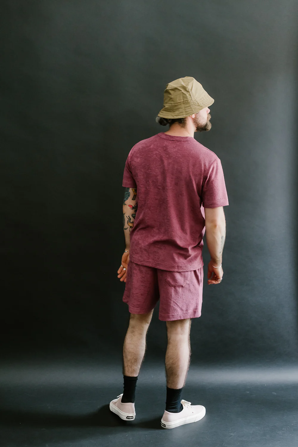 Towel Shorts Uni - Tales Of The Balearic Age - Cherry - Image 10