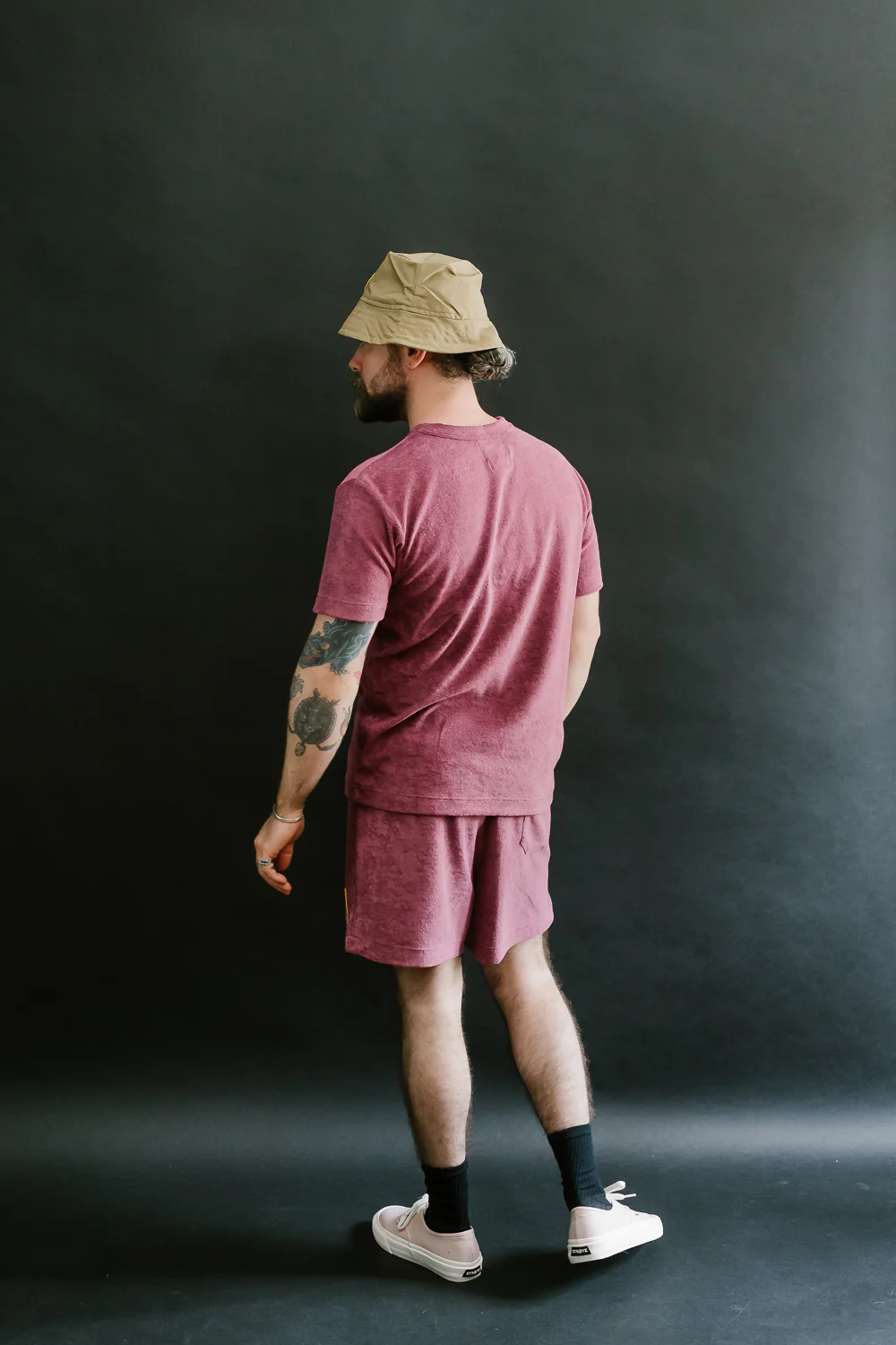 Towel Shorts Uni - Tales Of The Balearic Age - Cherry - Image 11