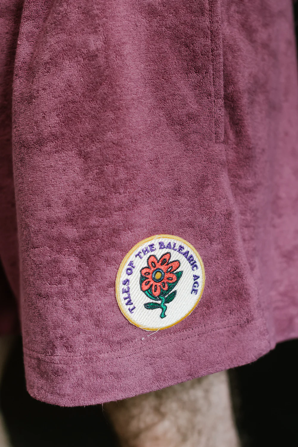 Towel Shorts Uni - Tales Of The Balearic Age - Cherry - Image 18