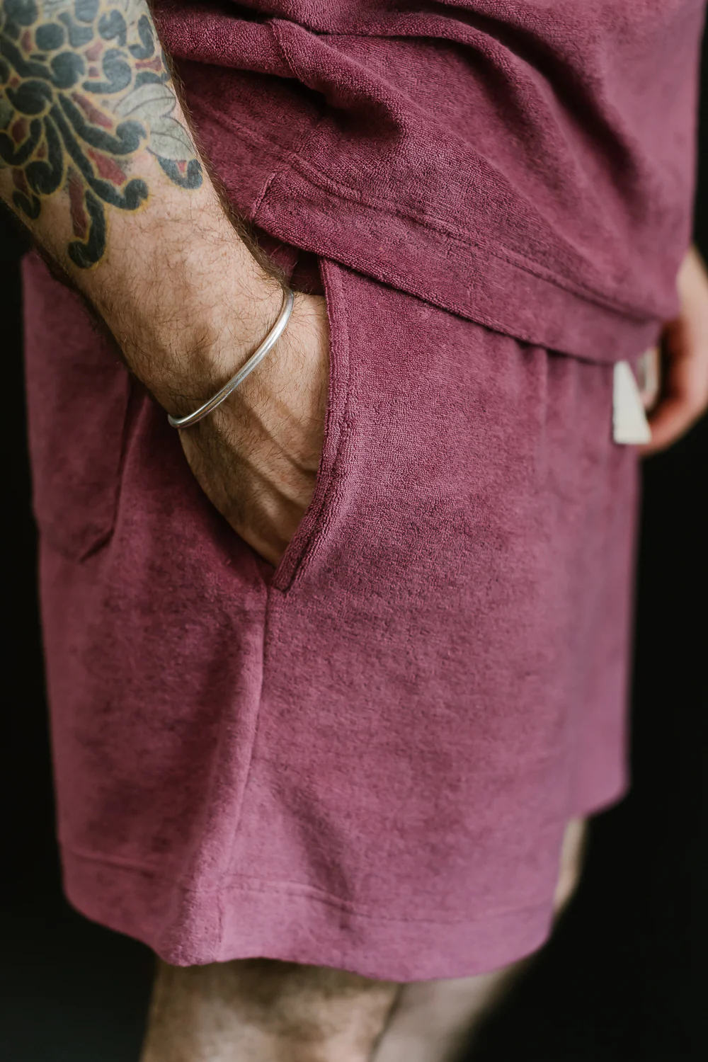 Towel Shorts Uni - Tales Of The Balearic Age - Cherry - Image 21
