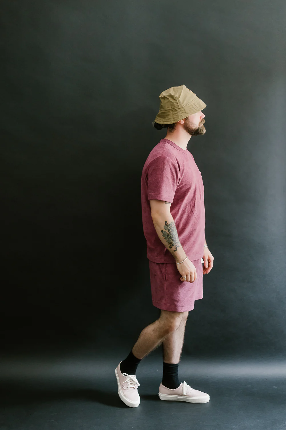 Towel Shorts Uni - Tales Of The Balearic Age - Cherry - Image 9
