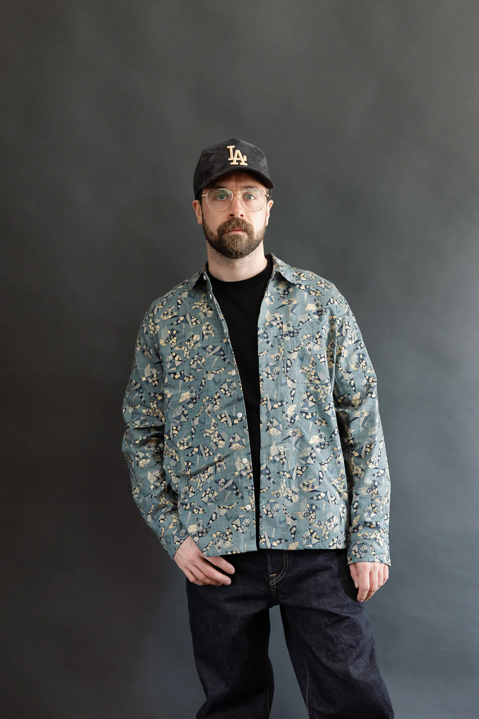 True Shirt - Oragami Poplin - Blue - Image 15