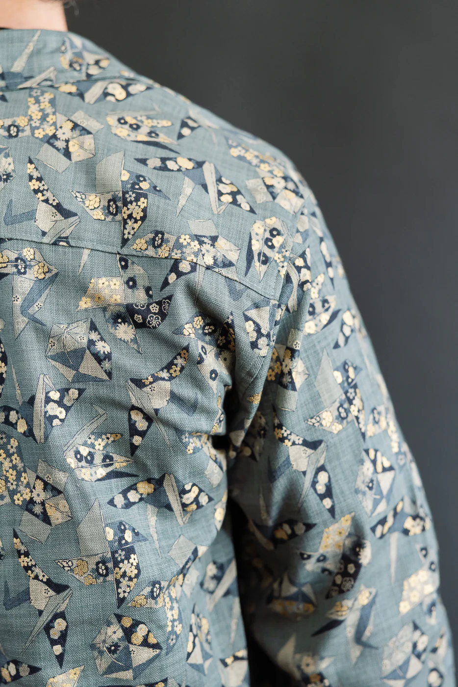True Shirt - Oragami Poplin - Blue - Image 20