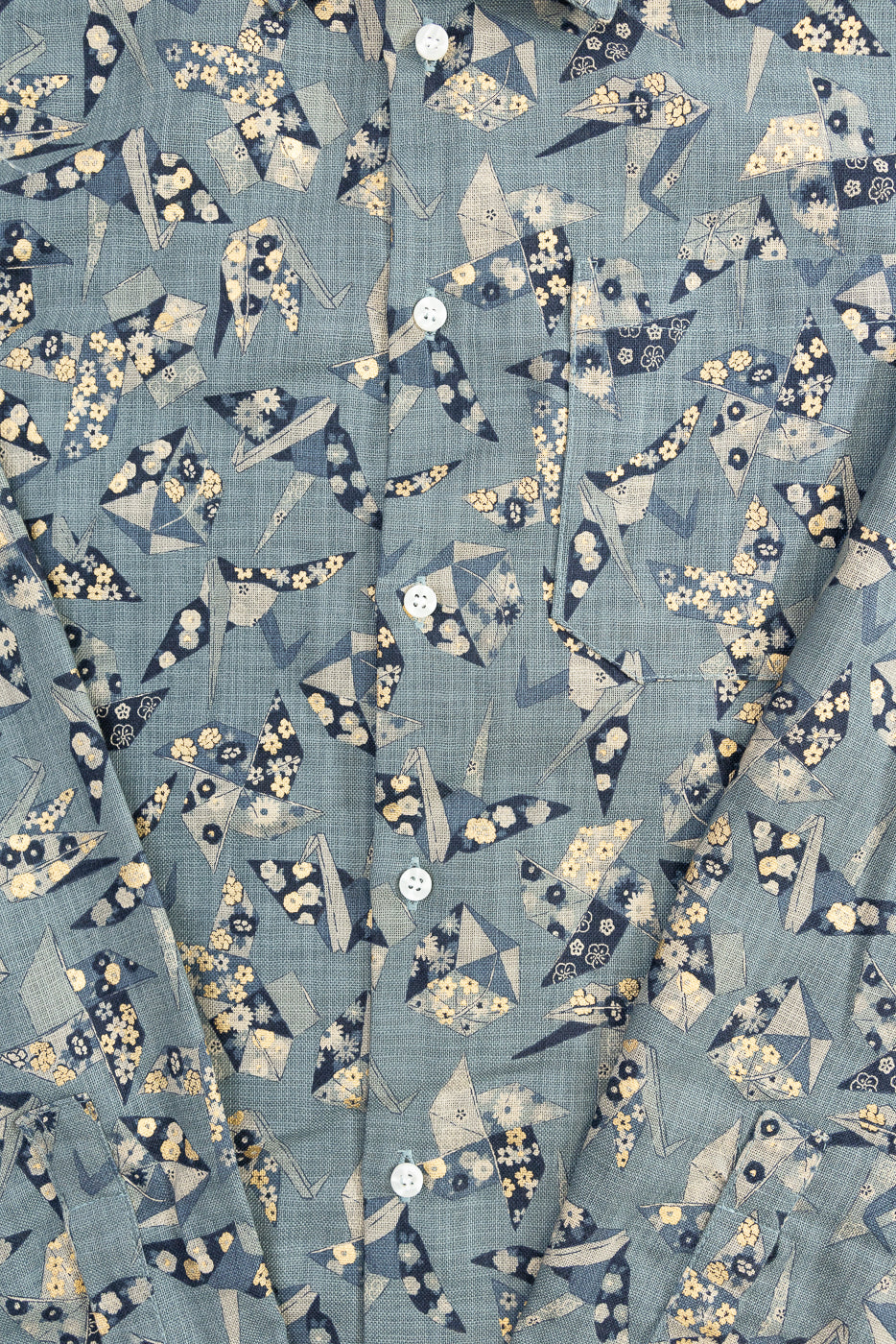 True Shirt - Oragami Poplin - Blue - Image 3