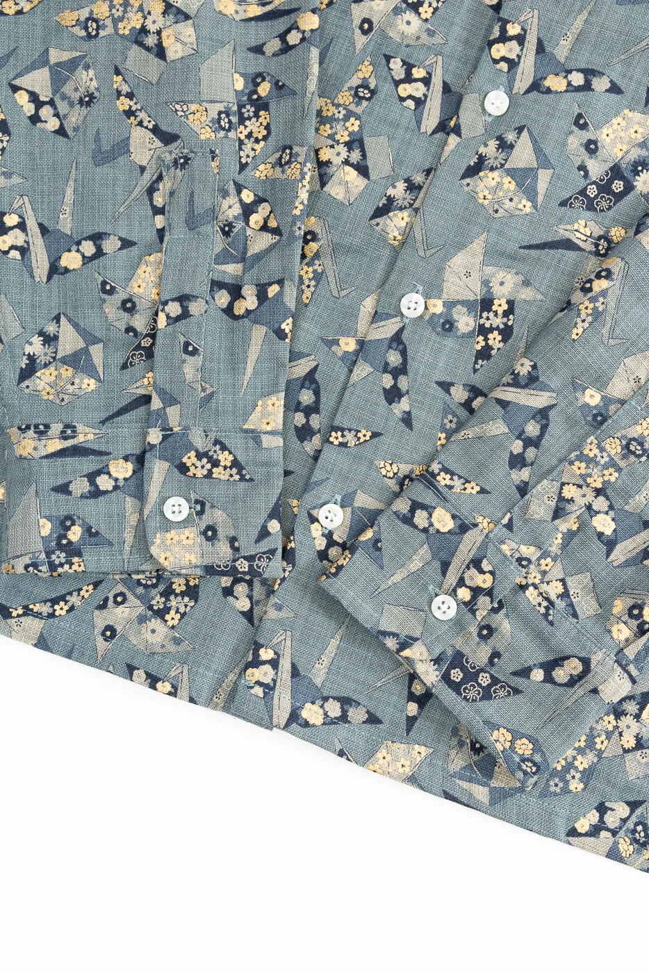 True Shirt - Oragami Poplin - Blue - Image 4