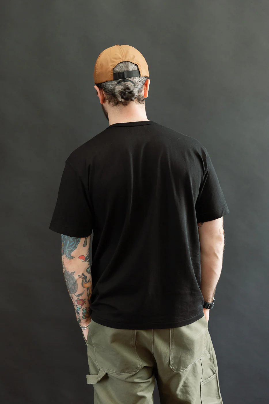 Ultimate Pima Tsuriami Crewneck T-Shirt - Black - Image 10