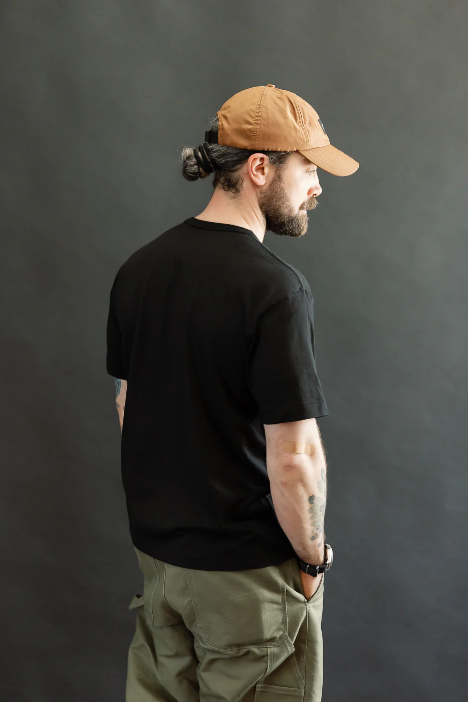 Ultimate Pima Tsuriami Crewneck T-Shirt - Black - Image 11