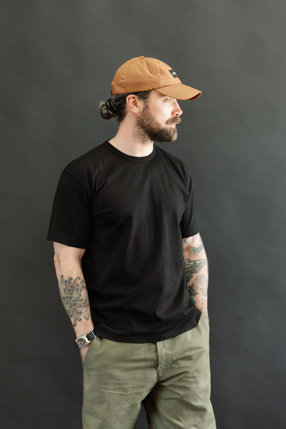 Ultimate Pima Tsuriami Crewneck T-Shirt - Black - Image 12