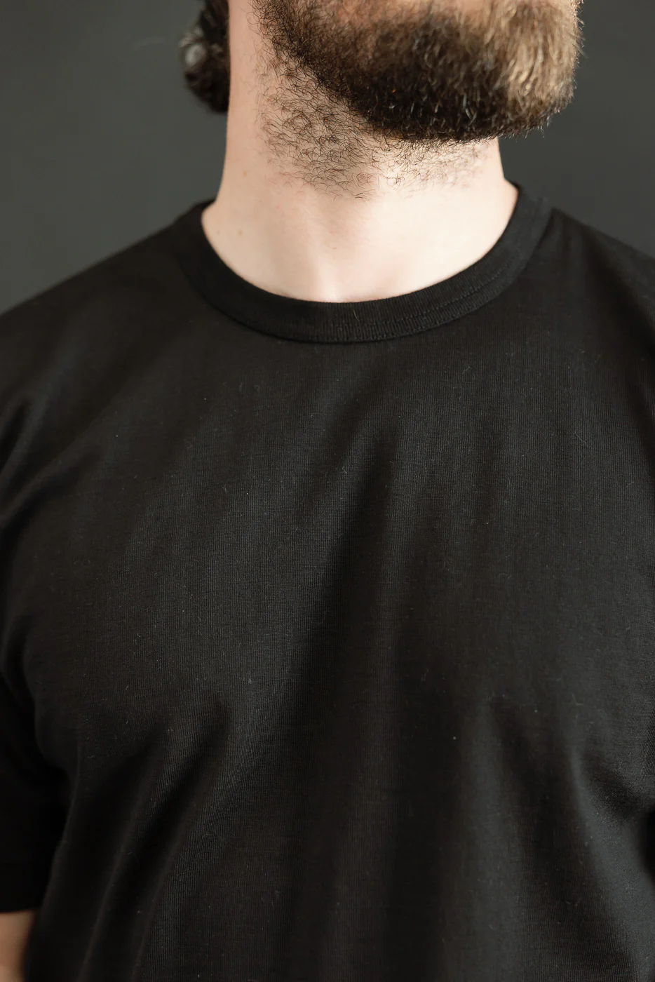 Ultimate Pima Tsuriami Crewneck T-Shirt - Black - Image 15