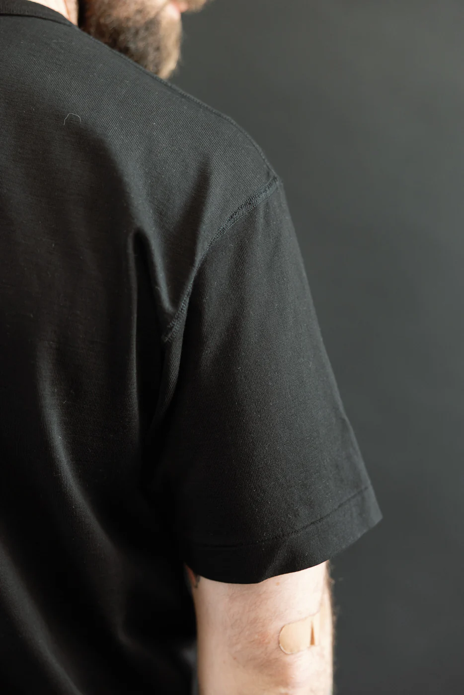 Ultimate Pima Tsuriami Crewneck T-Shirt - Black - Image 16