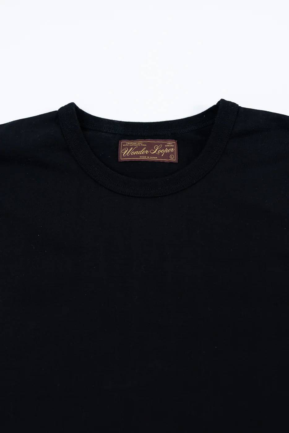 Ultimate Pima Tsuriami Crewneck T-Shirt - Black - Image 2