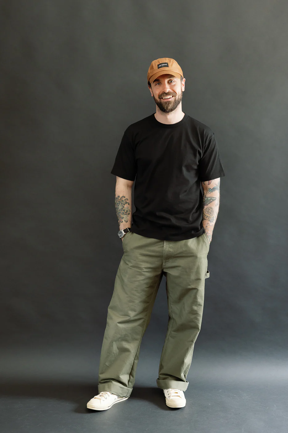 Ultimate Pima Tsuriami Crewneck T-Shirt - Black - Image 5