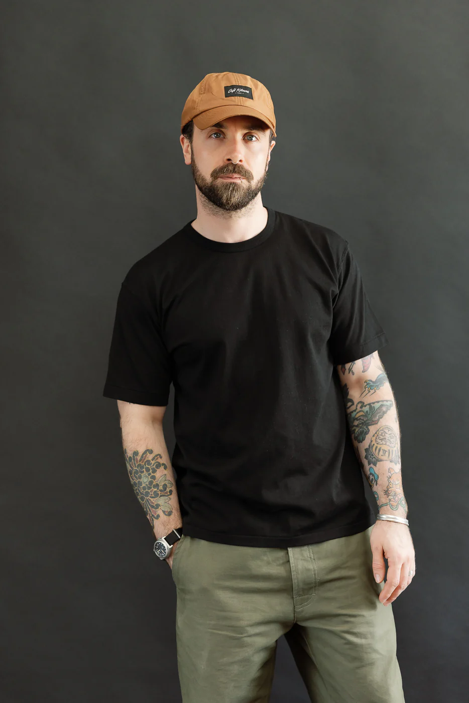 Ultimate Pima Tsuriami Crewneck T-Shirt - Black - Image 8