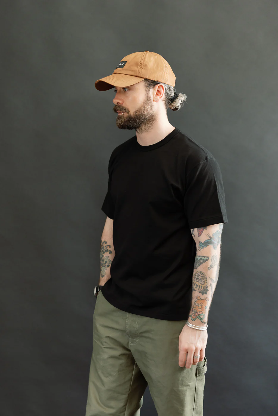 Ultimate Pima Tsuriami Crewneck T-Shirt - Black - Image 9