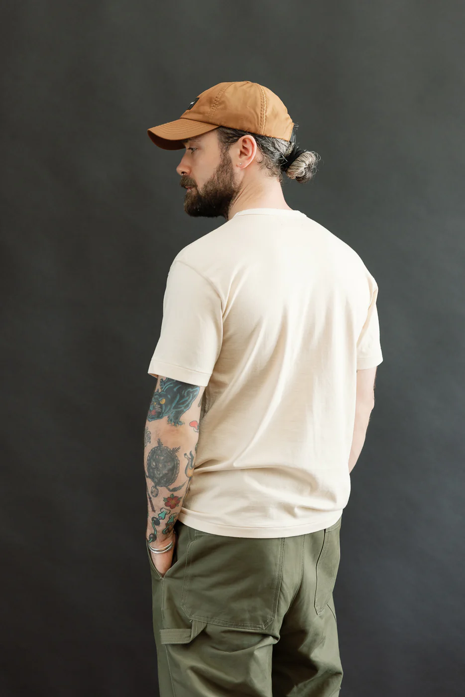 Ultimate Pima Tsuriami Crewneck T-Shirt - Ecru - Image 11