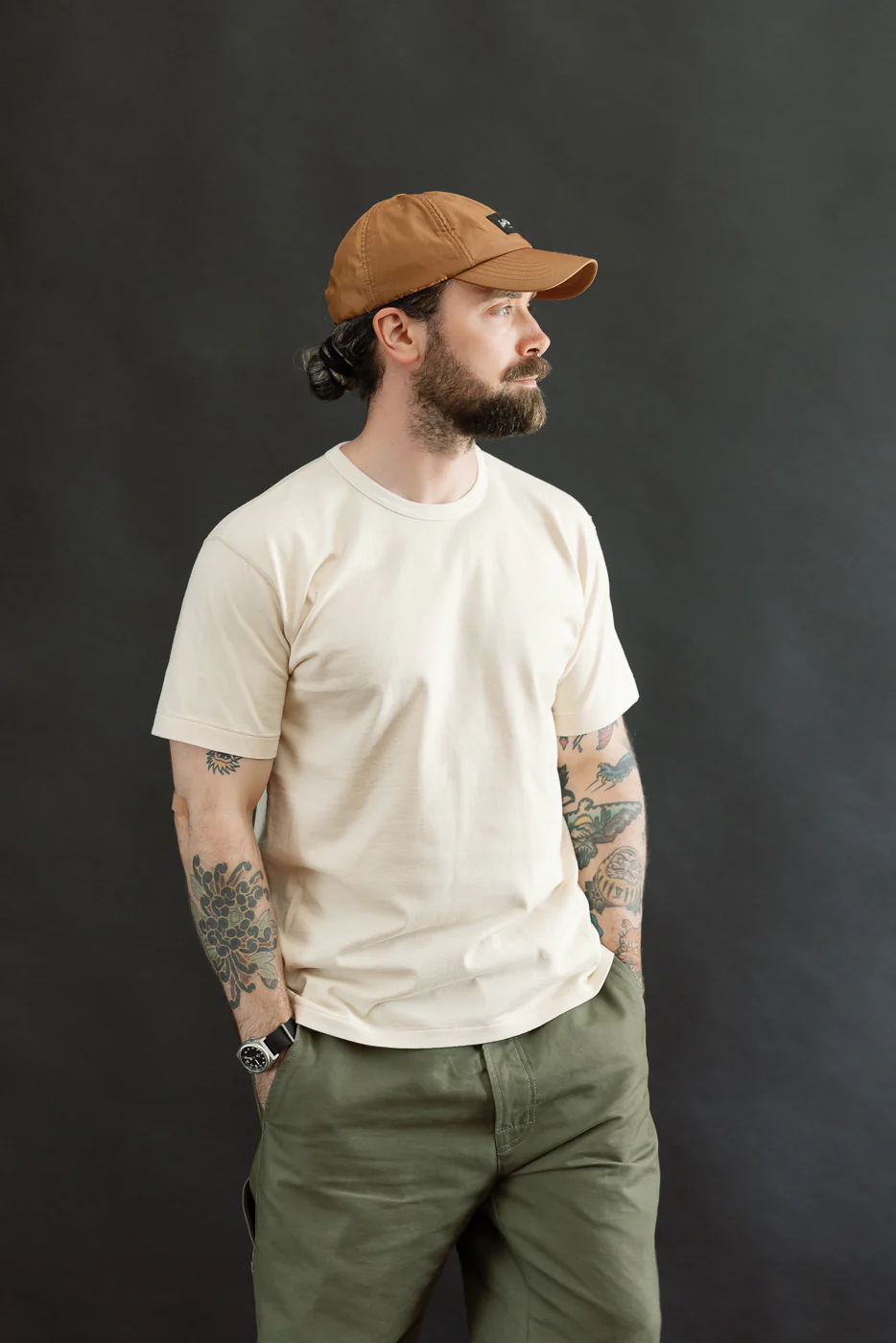 Ultimate Pima Tsuriami Crewneck T-Shirt - Ecru - Image 14