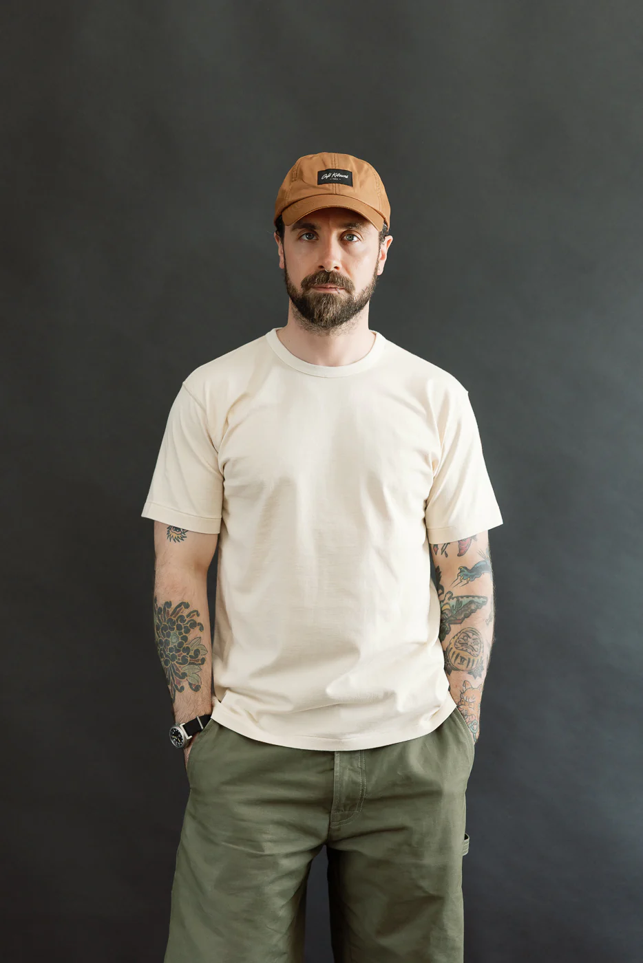 Ultimate Pima Tsuriami Crewneck T-Shirt - Ecru - Image 15