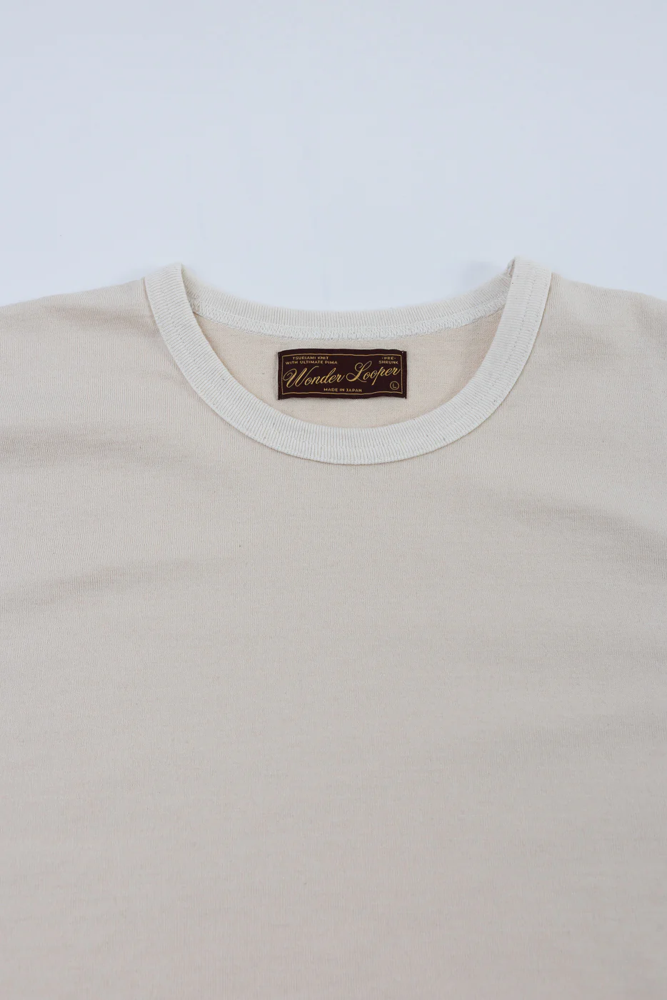 Ultimate Pima Tsuriami Crewneck T-Shirt - Ecru - Image 2