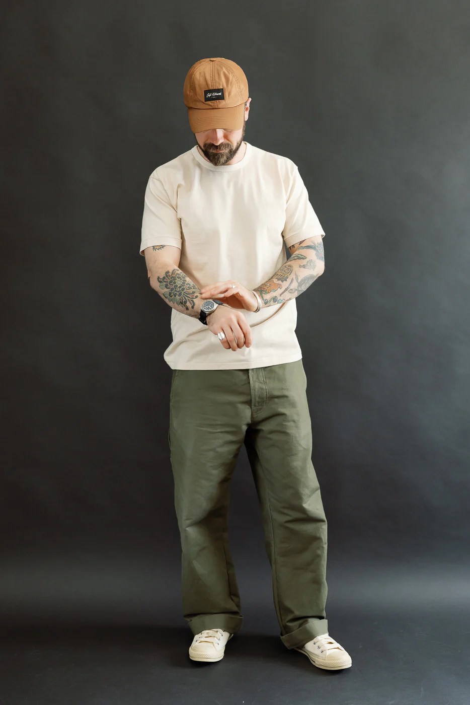 Ultimate Pima Tsuriami Crewneck T-Shirt - Ecru - Image 5