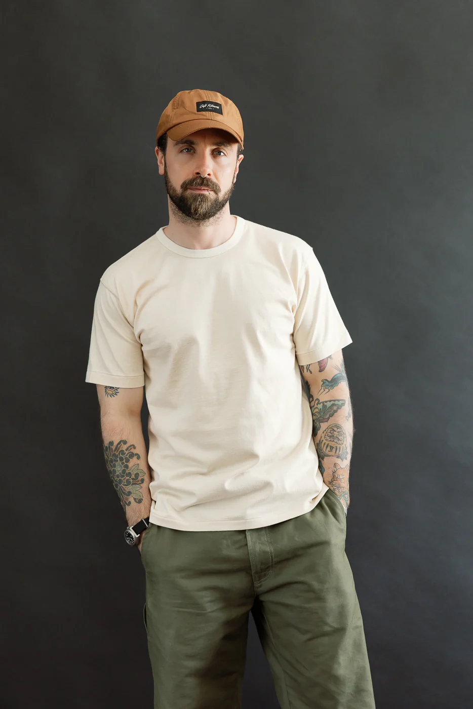 Ultimate Pima Tsuriami Crewneck T-Shirt - Ecru - Image 9