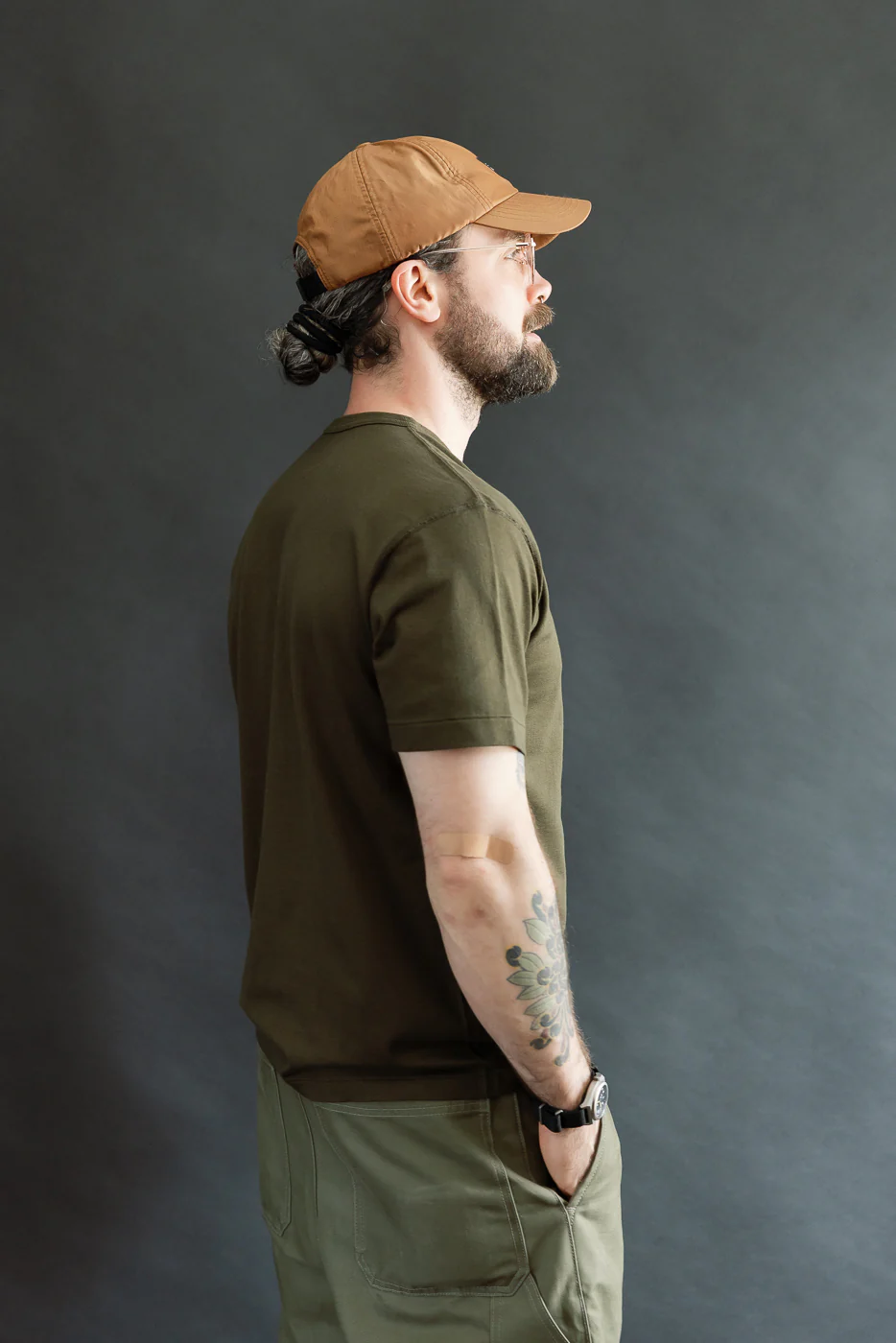 Ultimate Pima Tsuriami Crewneck T-Shirt - Khaki - Image 10