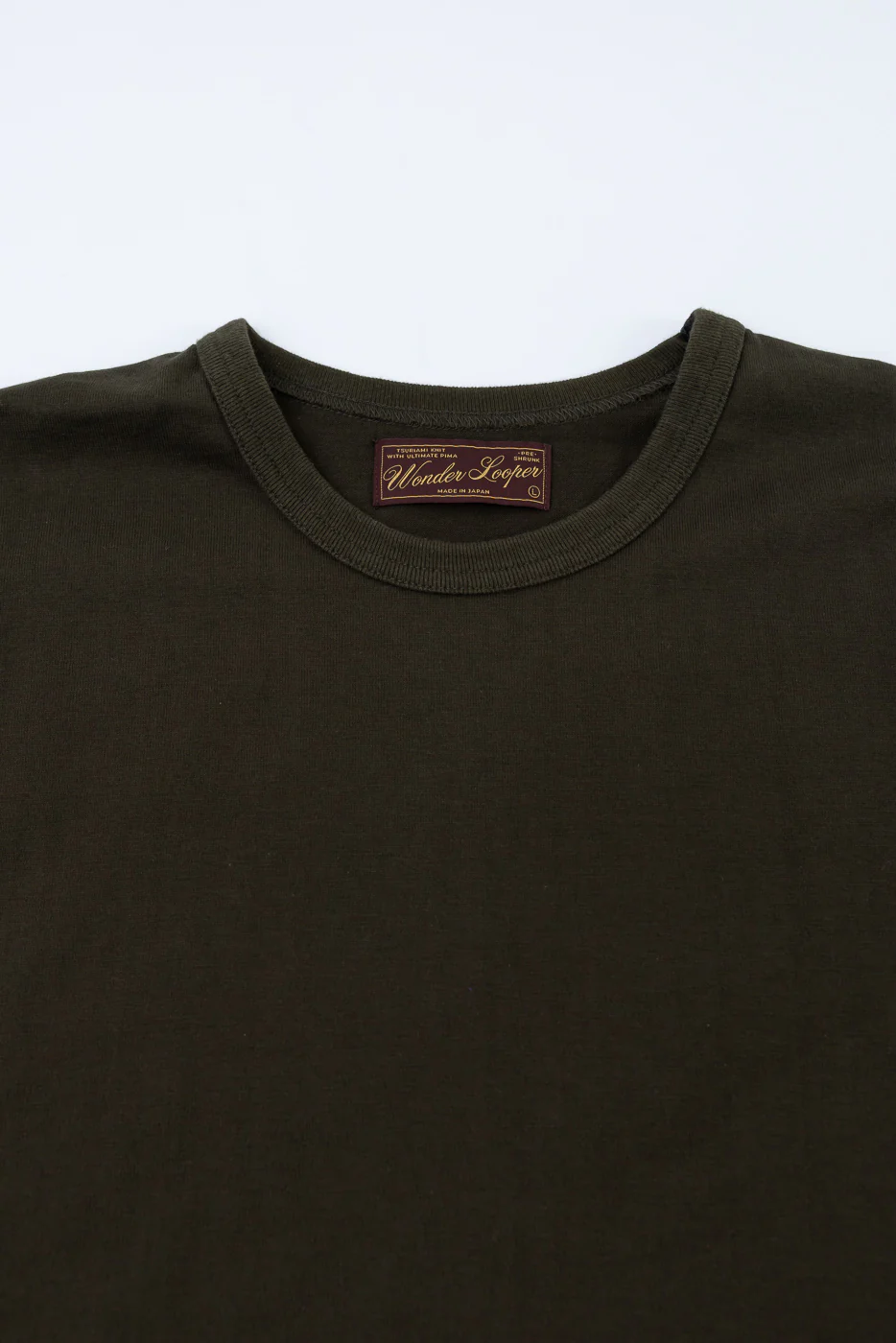 Ultimate Pima Tsuriami Crewneck T-Shirt - Khaki - Image 2