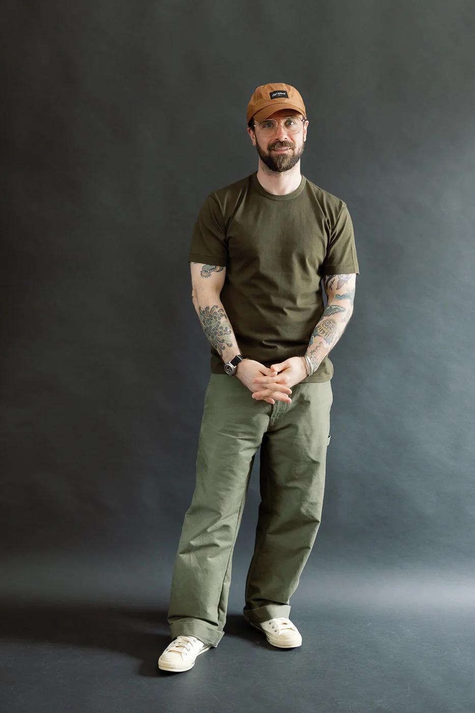 Ultimate Pima Tsuriami Crewneck T-Shirt - Khaki - Image 5
