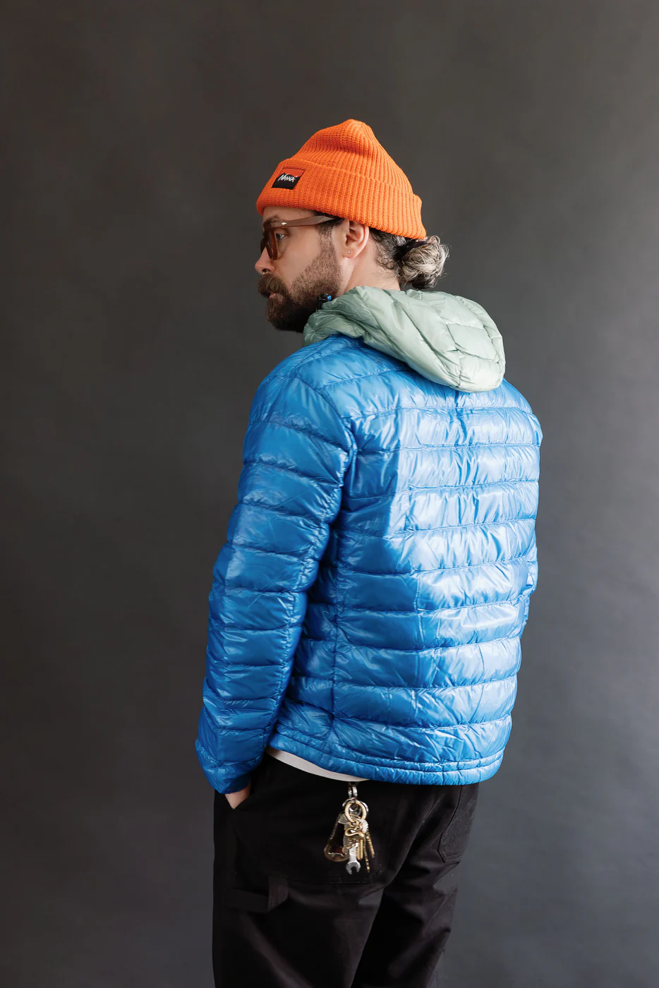 Ultralight Down Parka Packable - Blue - Image 11
