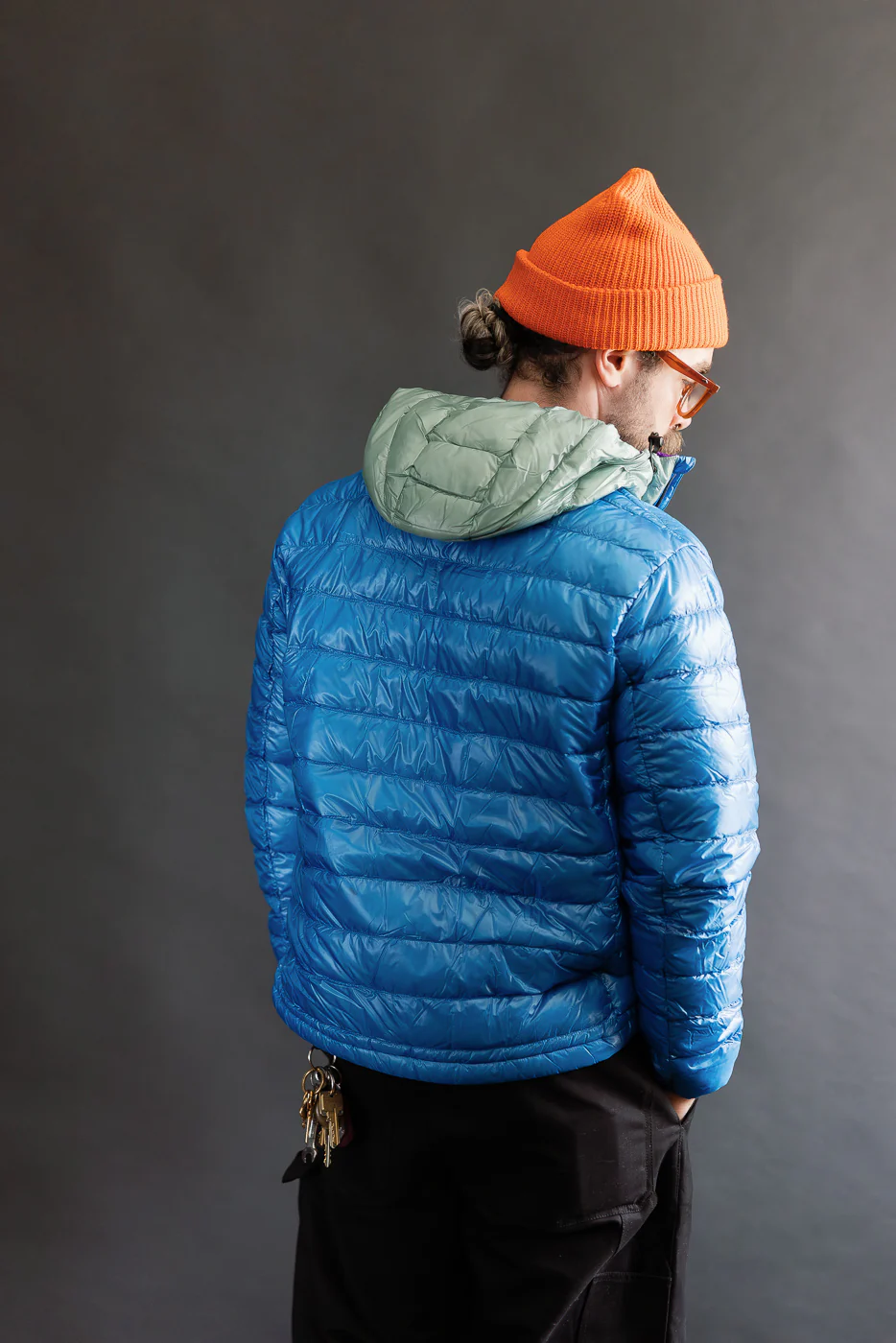 Ultralight Down Parka Packable - Blue - Image 12
