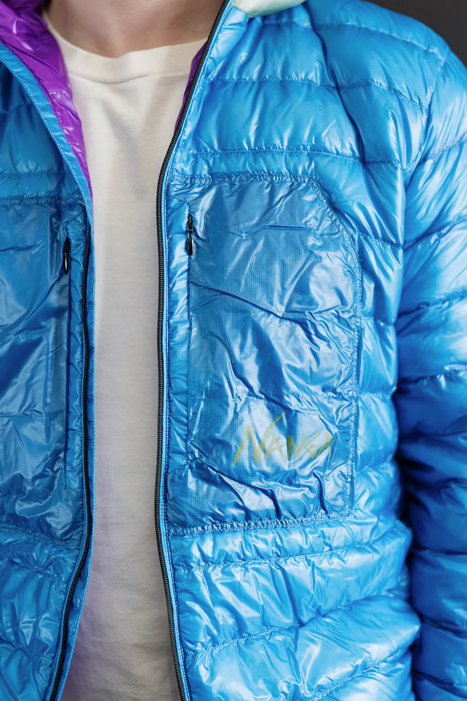 Ultralight Down Parka Packable - Blue - Image 15