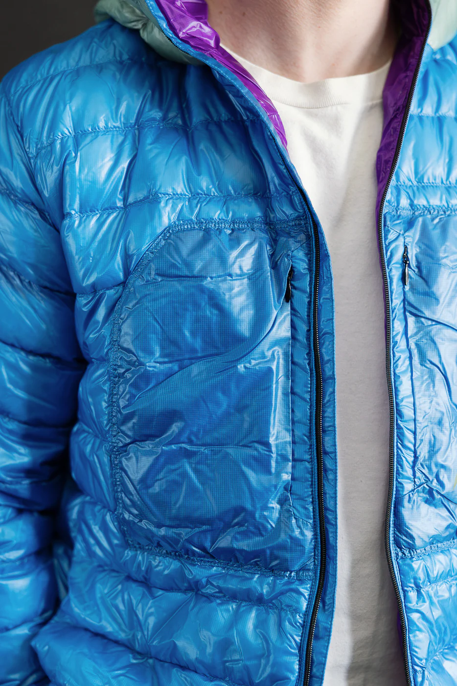 Ultralight Down Parka Packable - Blue - Image 16