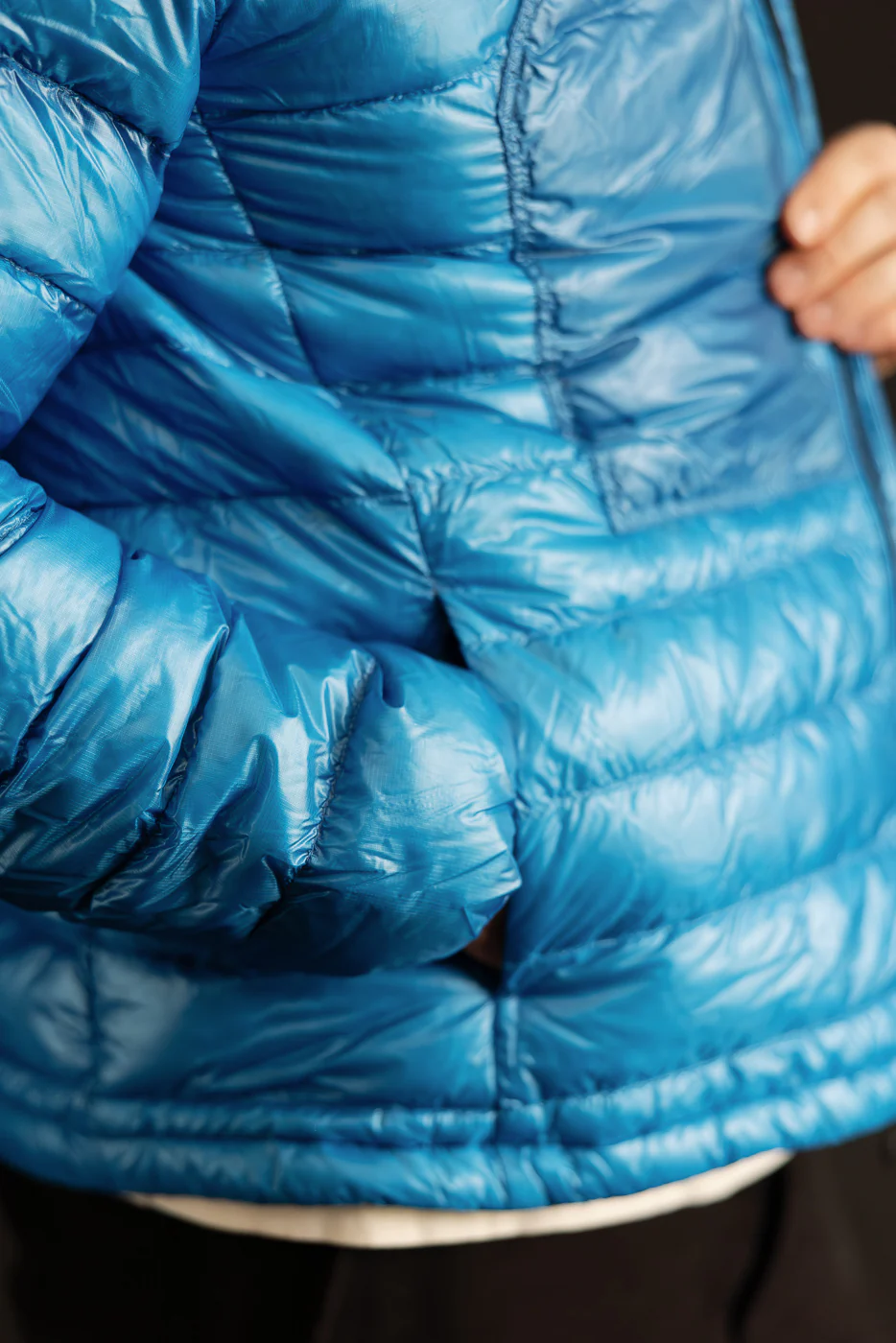 Ultralight Down Parka Packable - Blue - Image 18
