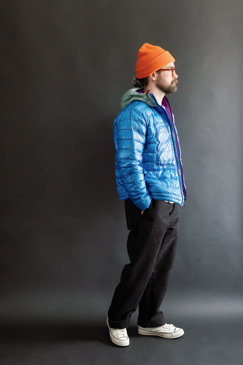 Ultralight Down Parka Packable - Blue - Image 7