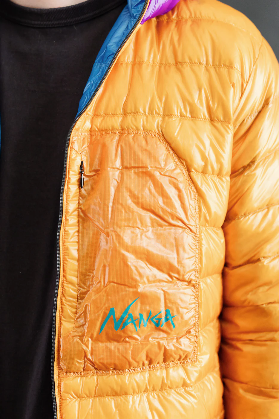 Ultralight Down Parka Packable - Orange - Image 15