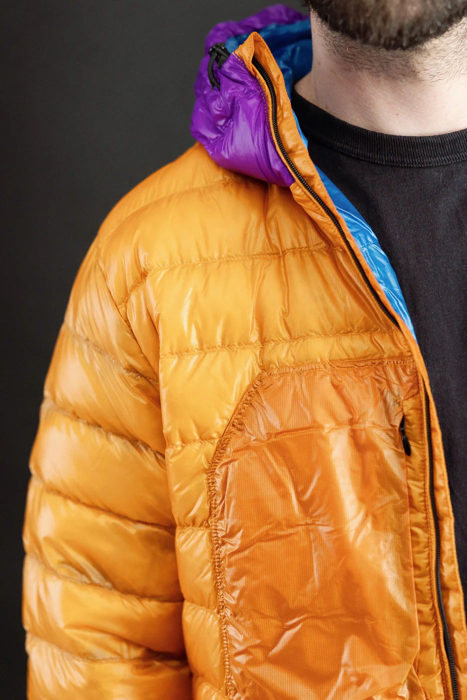 Ultralight Down Parka Packable - Orange - Image 16