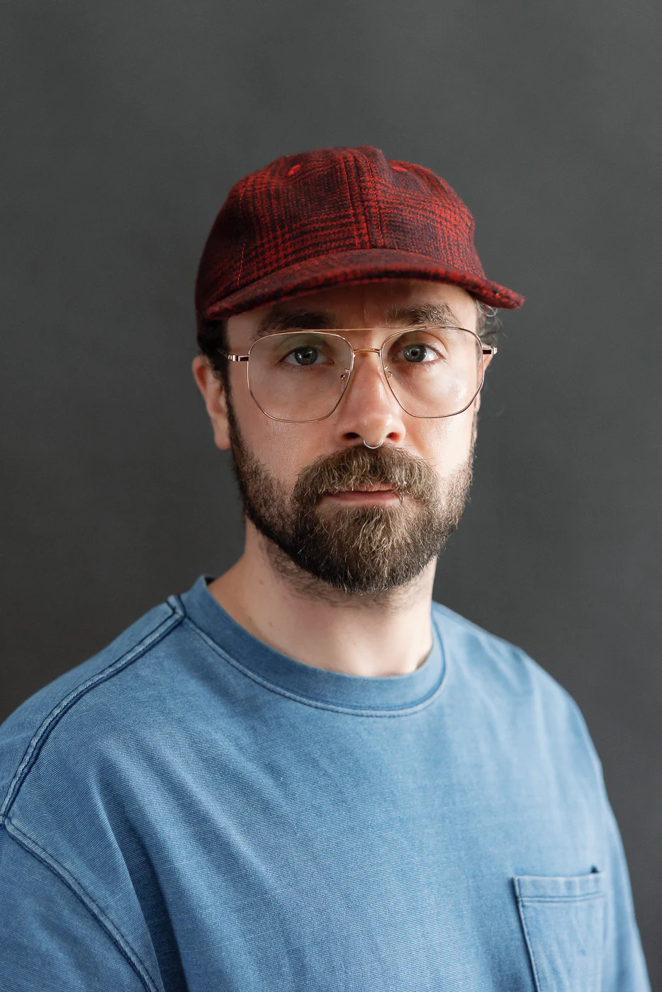 Melton Wool Baseball Hat - Canyon Plaid - Image 10