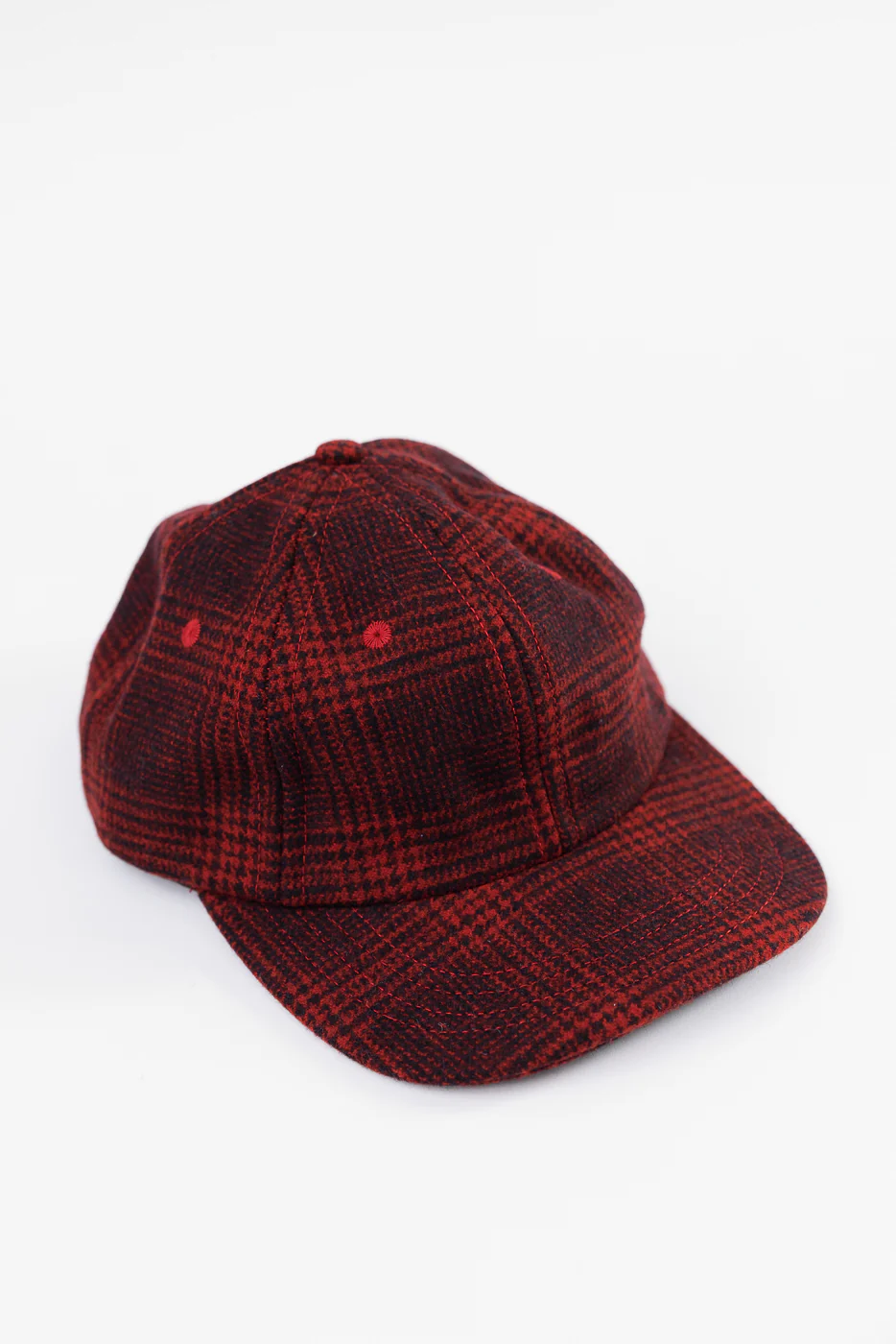 Melton Wool Baseball Hat - Canyon Plaid - Image 5